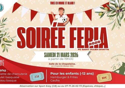 Soirée du Club – Samedi 21 mars 2026 !