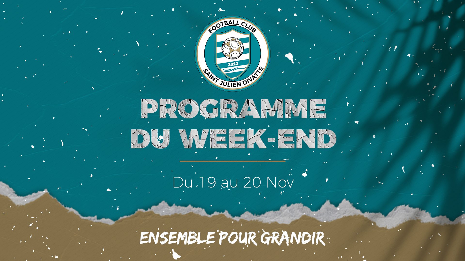 Programme du Week-end 19-20 Novembre -FCSJD