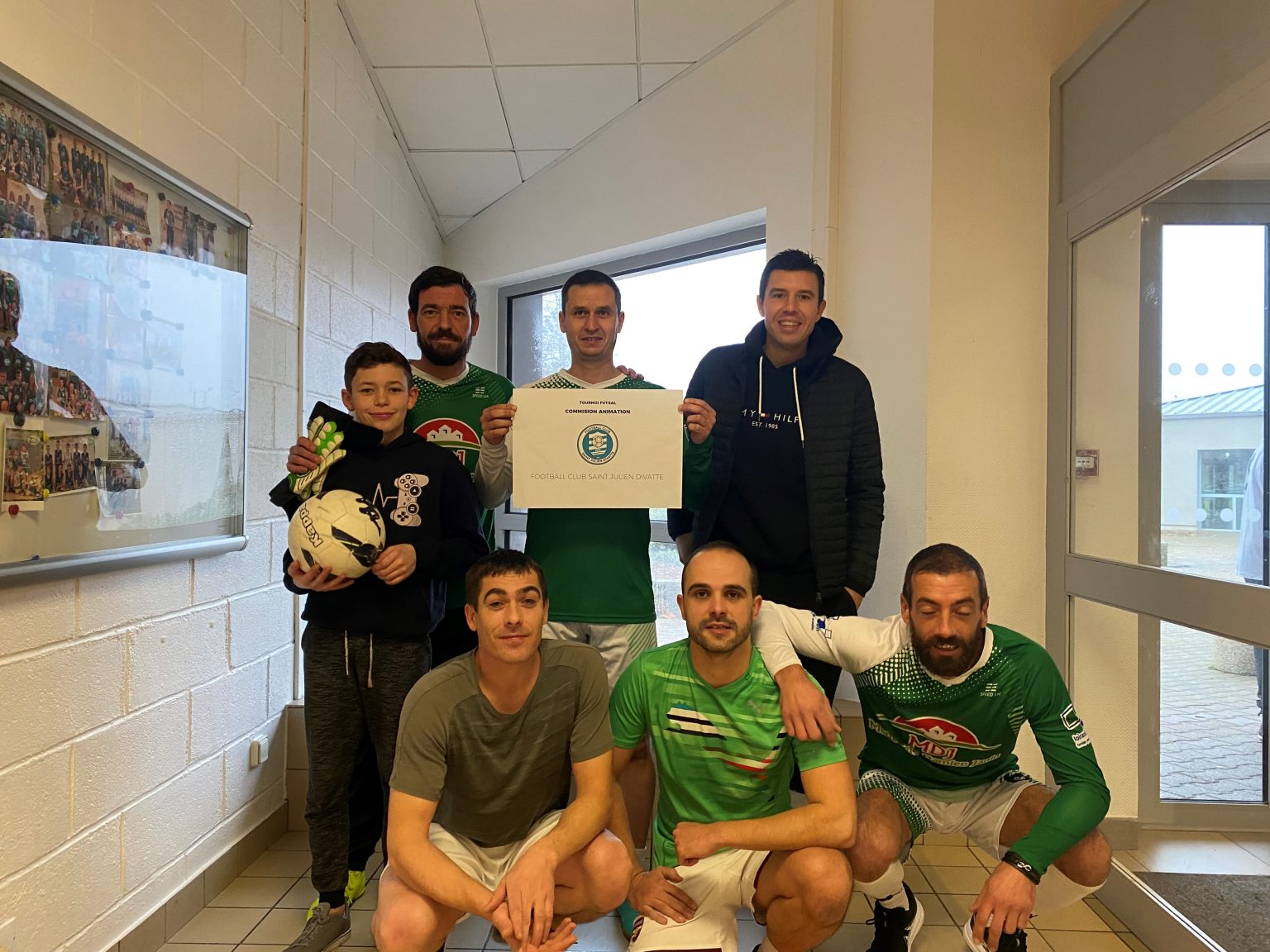 PHOTO EQUIPE TEAM VERT