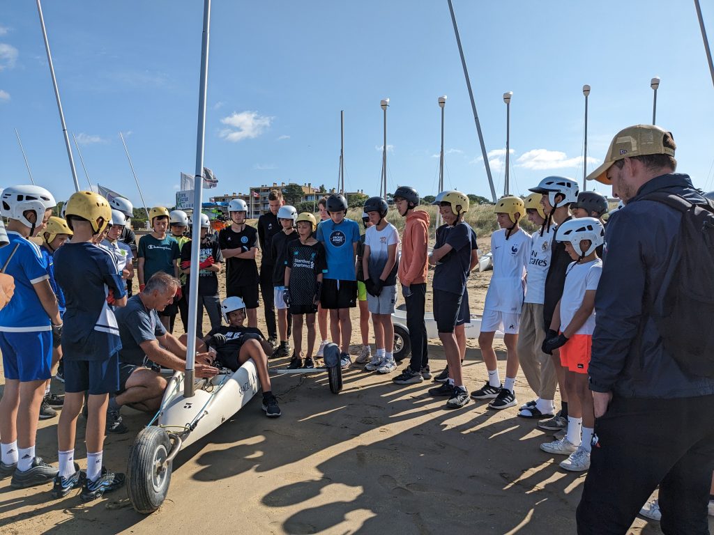 session char à voile - stage vacances fc st julien divatte