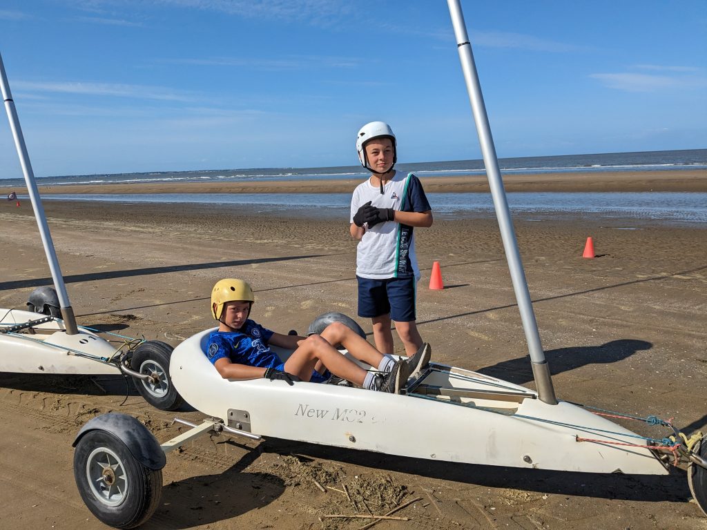 Découverte char à voile - summer camp