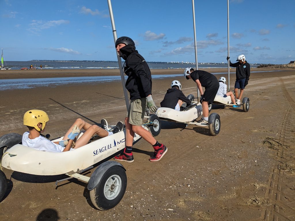 Initiation char à voile - centre nautique - summer camp