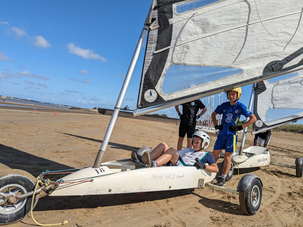 Initiation char à voile - summer camp