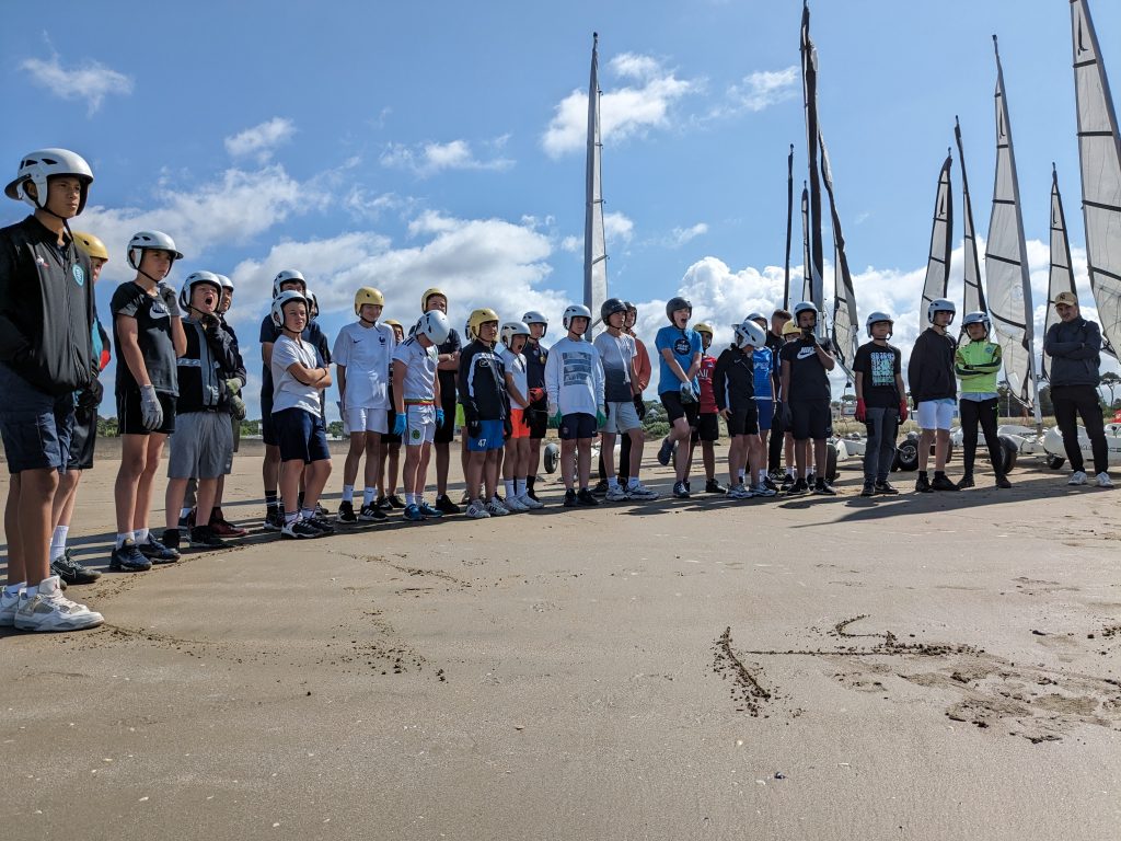 Initiation char à voile - summer camp