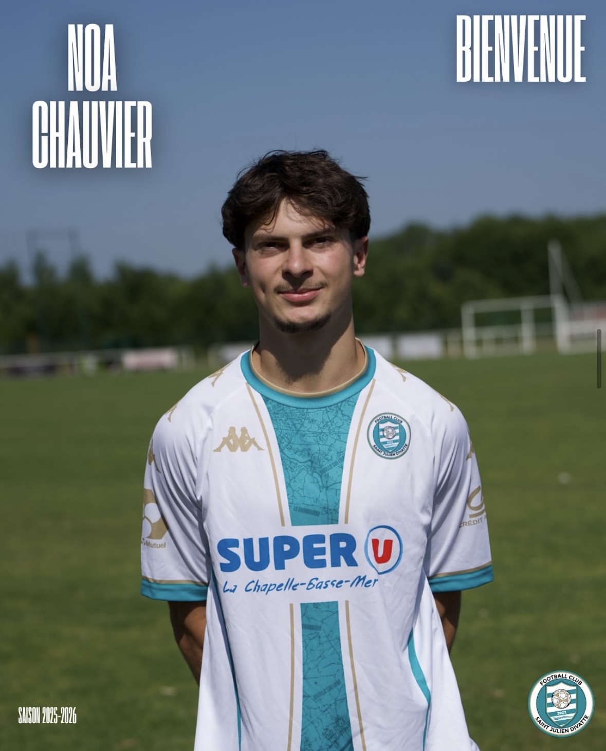 Noa CHAUVIER, 18 ans, en provenance de l'USJA Carquefou