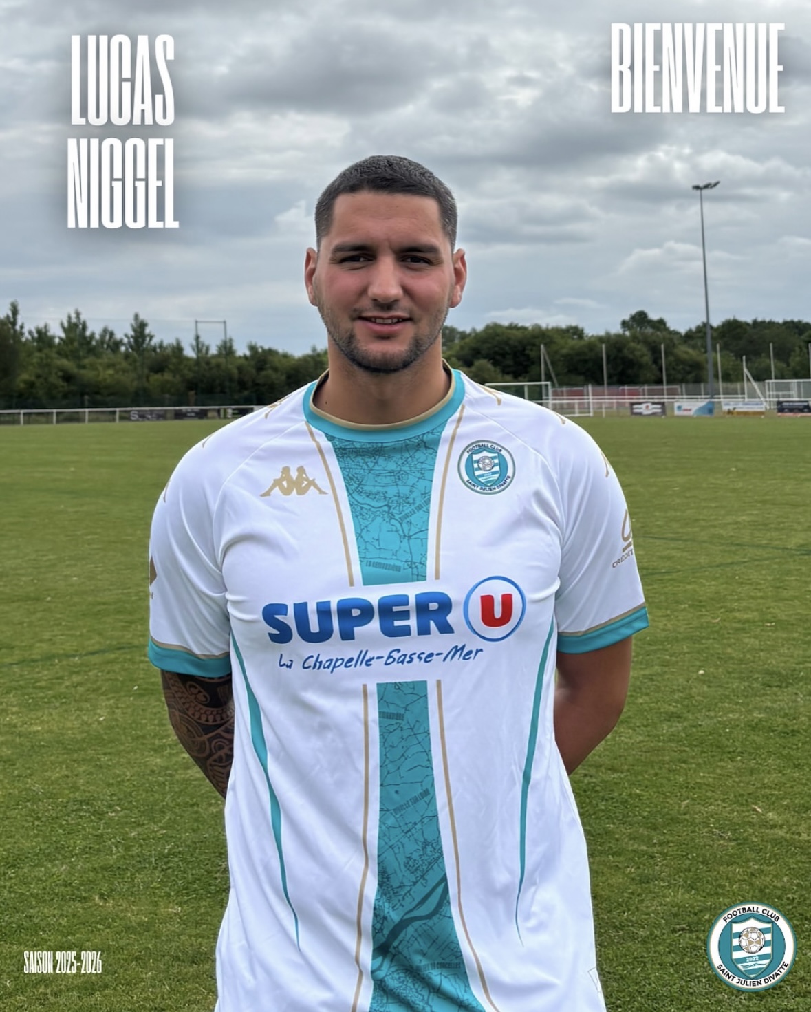 Lucas NIGGEL, 30 ans, en provenance du FC Aubinois