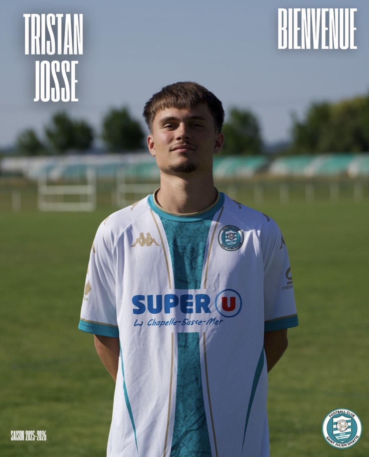 Tristan JOSSE, 22 ans, en provenance du FC Bassin d'Arcachon