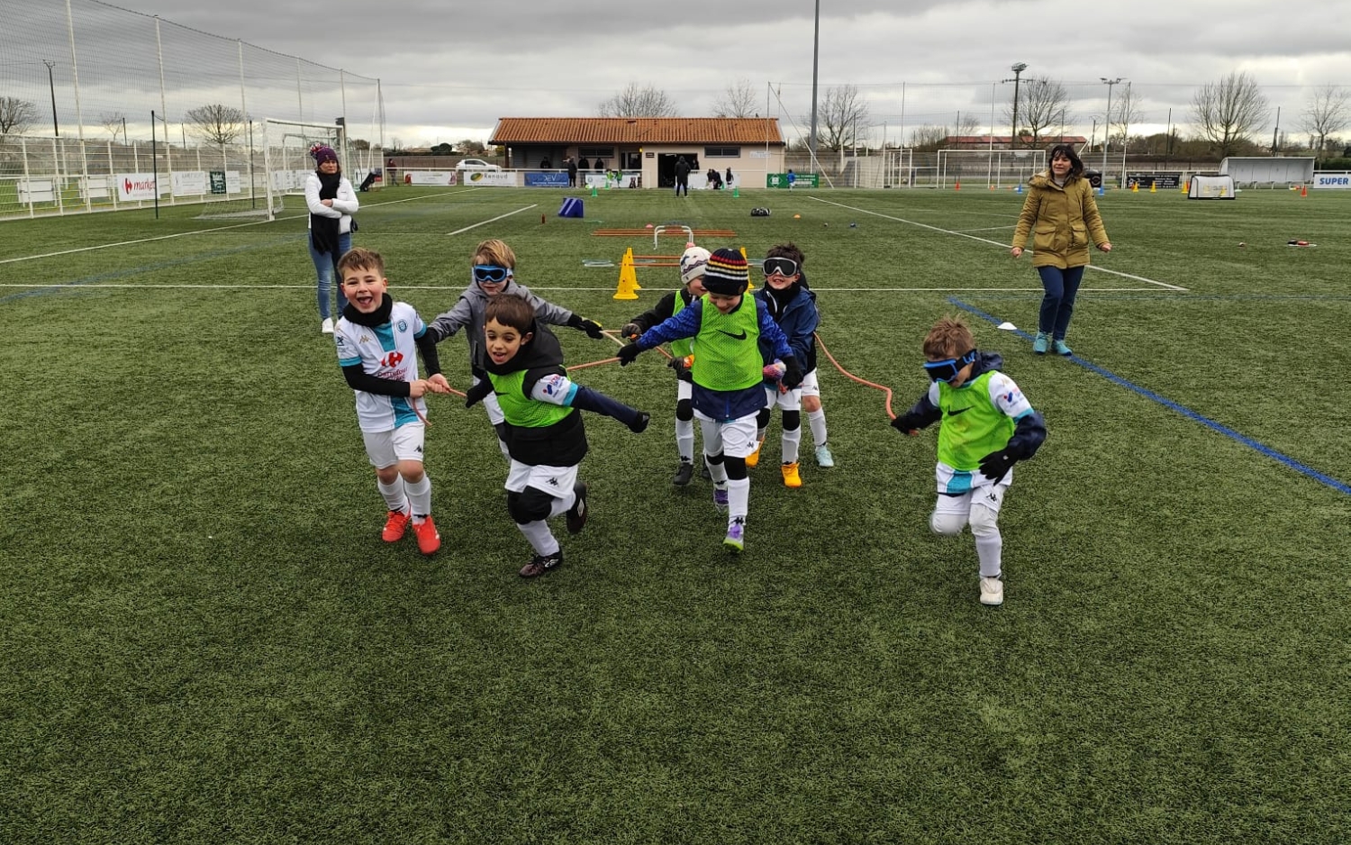 Retour en images sur notre action PEF U6-U7 sur le thème des JO d’Hiver